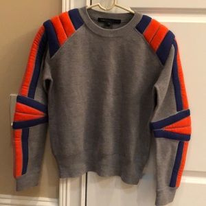 Marc by Marc grey and orange sweater